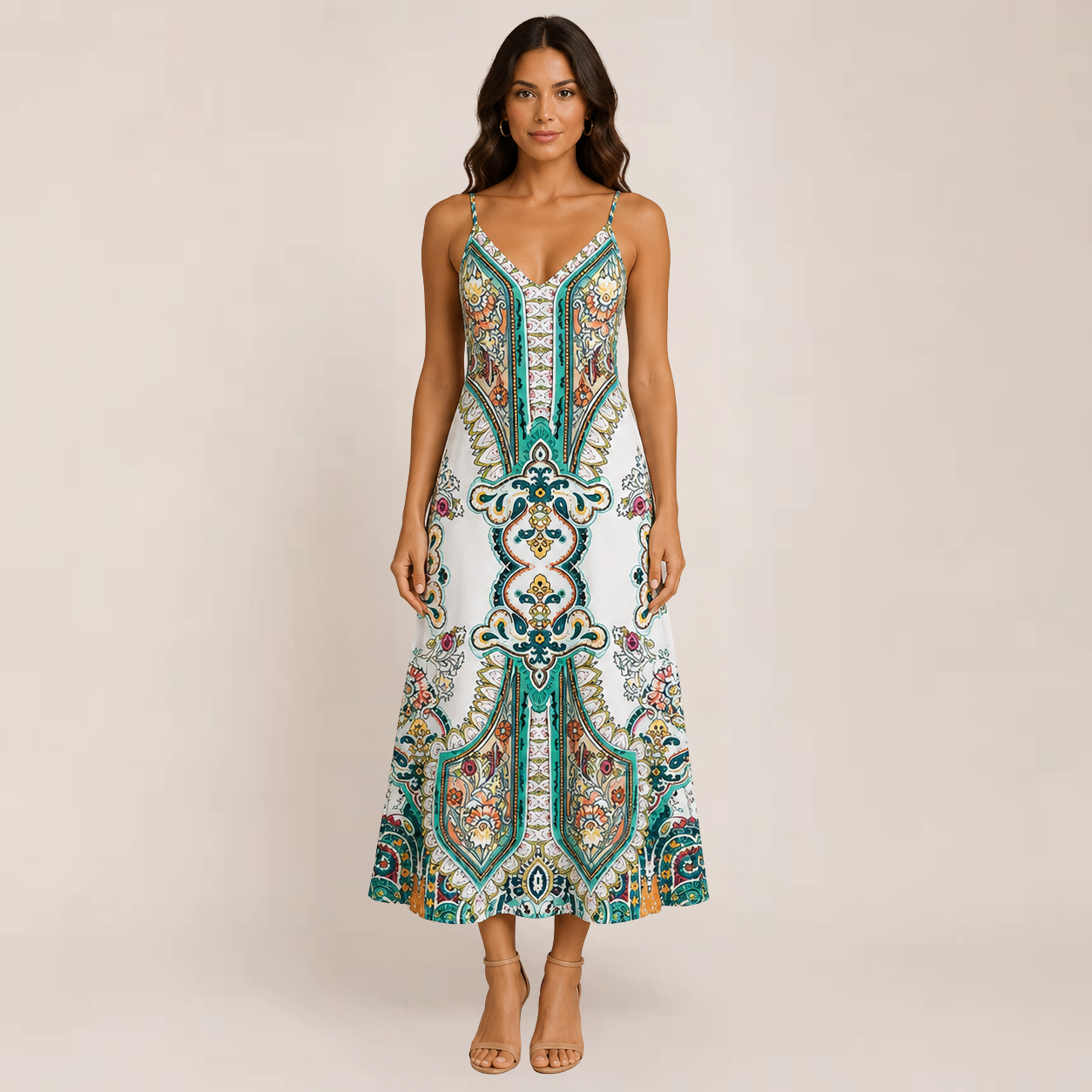 Jazzy Maxi Dress | Flowy A-Line, Lightweight Summer Dress for Wedding Guests