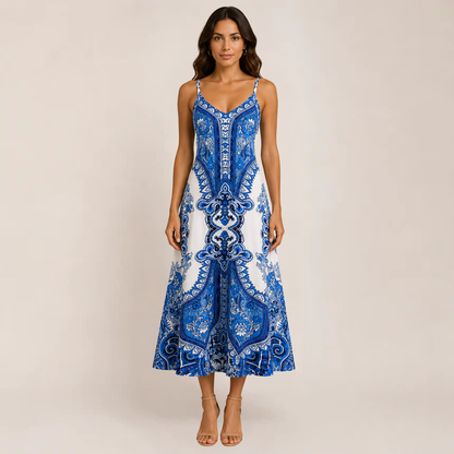 Jazzy Maxi Dress | Flowy A-Line, Lightweight Summer Dress for Wedding Guests