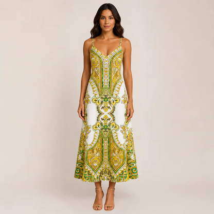 Jazzy Maxi Dress | Flowy A-Line, Lightweight Summer Dress for Wedding Guests