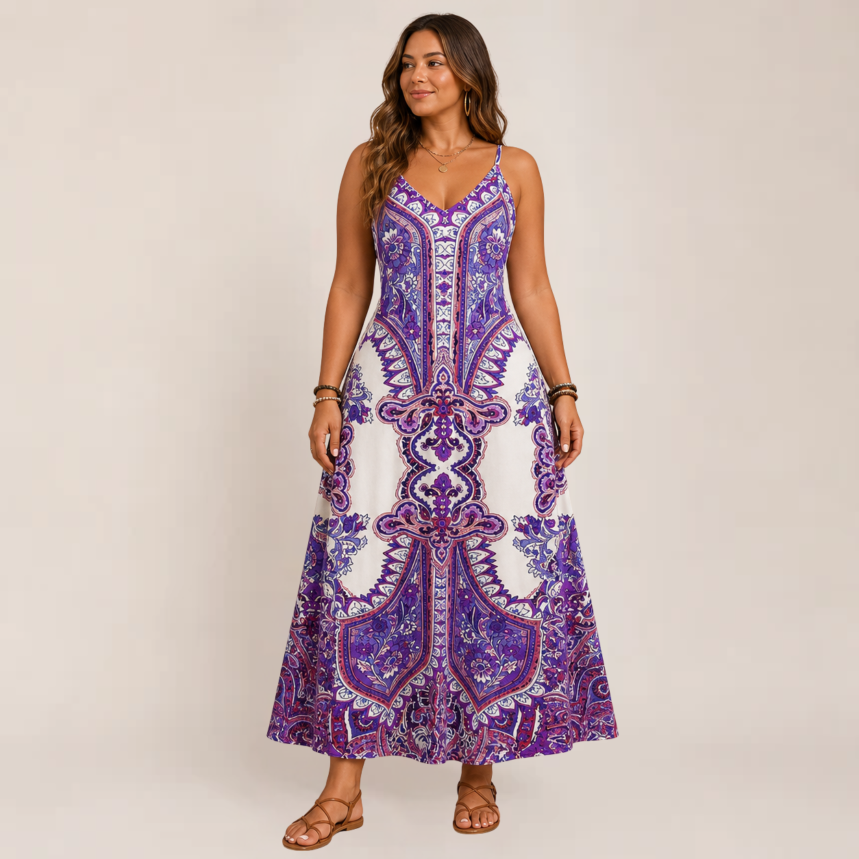 Jazzy Maxi Dress | Flowy A-Line, Lightweight Summer Dress for Wedding Guests