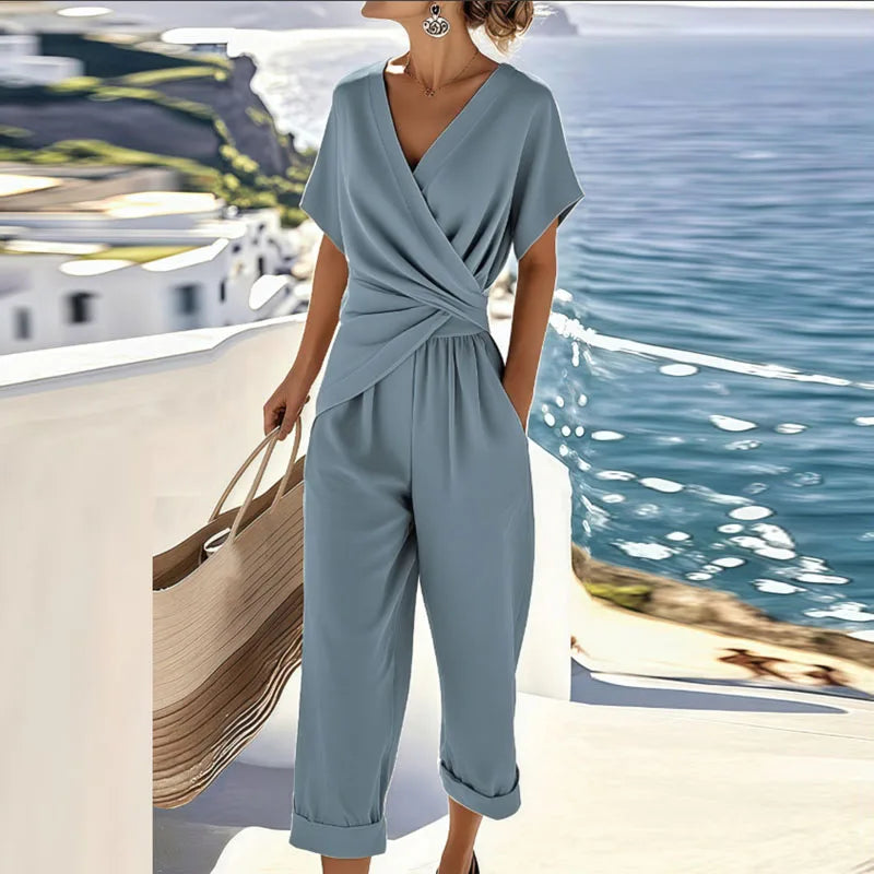 Kira Two-Piece Set | Elegant Wrap-Front Design 1