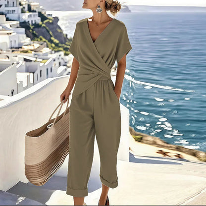 Kira Two-Piece Set | Elegant Wrap-Front Design 2