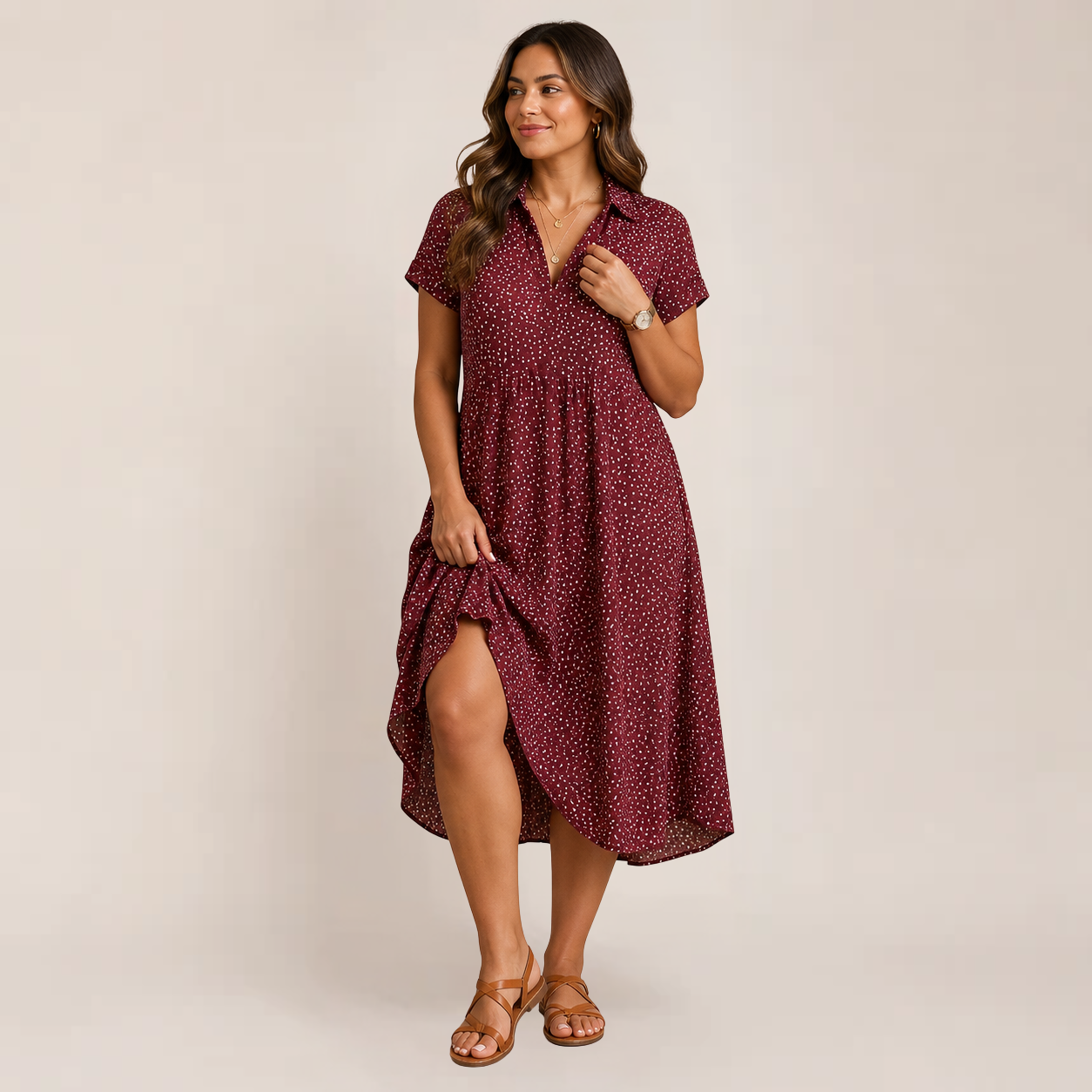 Mara Sundress | Loose-Fit V-Neck Summer Dress, Available in Plus Sizes