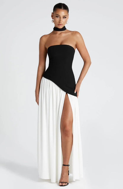 Luna Corset Dress | Strapless, High Slit, Formal Wear 9