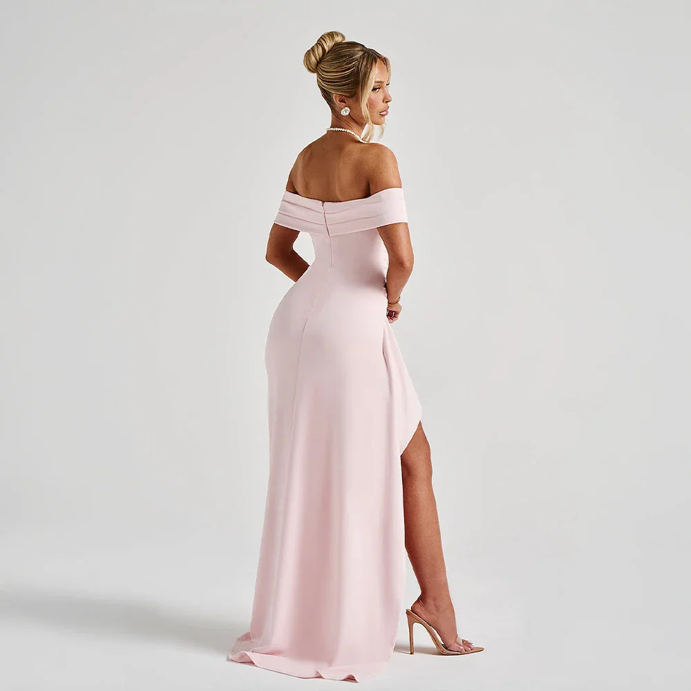 Luna Maxi Dress | Off-Shoulder, Chic Slit for Women 1