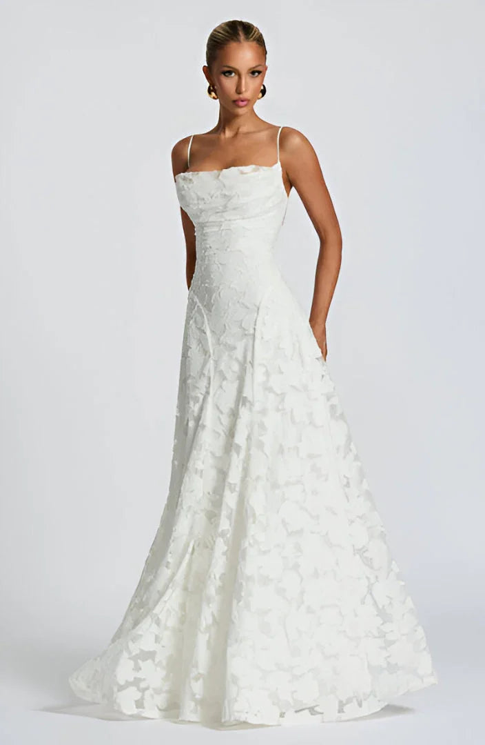 Luna Summer Dress | Floral Patterns, Elegant Design for Wedding Guests 0