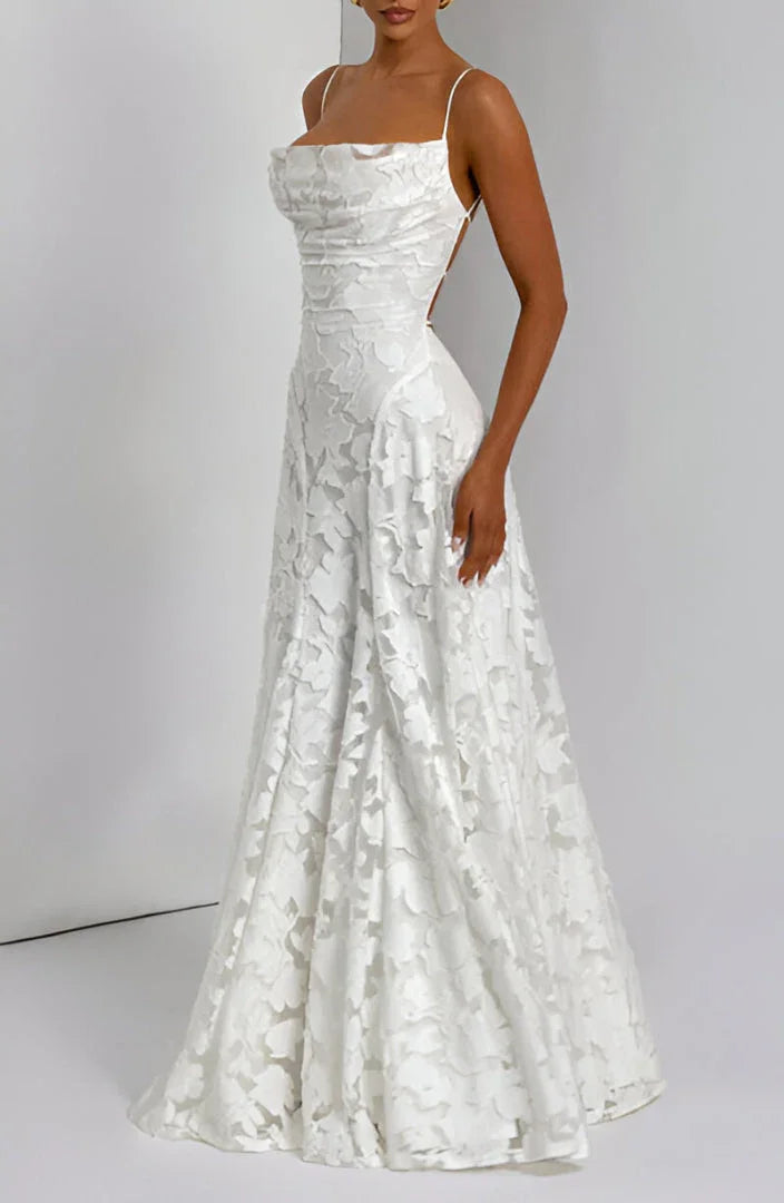 Luna Summer Dress | Floral Patterns, Elegant Design for Wedding Guests 7