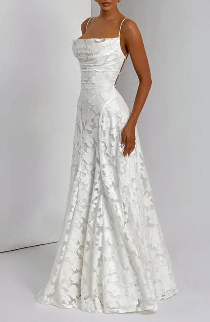 Luna Summer Dress | Floral Patterns, Elegant Design for Wedding Guests 7