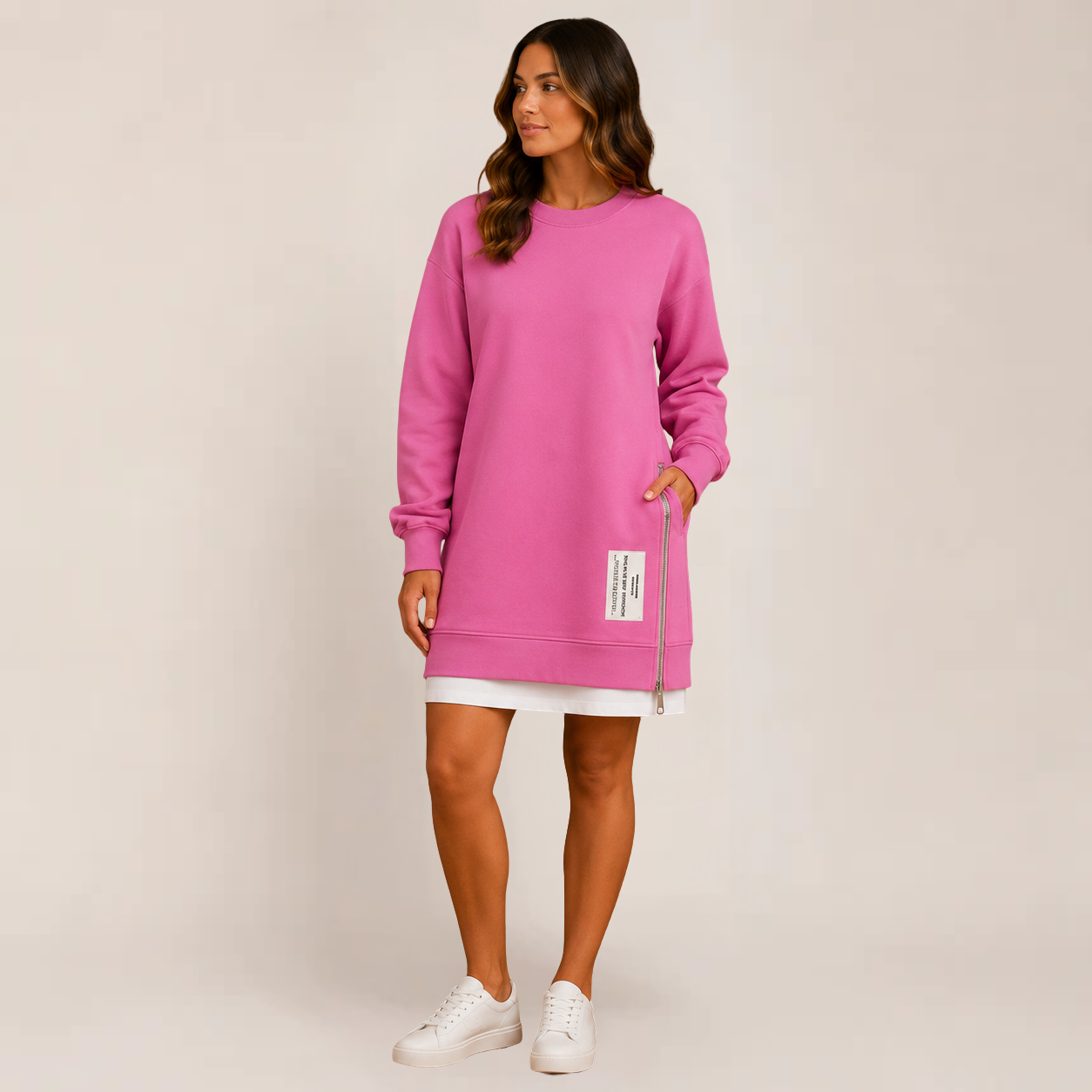 Mela Womens Dress | Oversized Relaxed Fit, Versatile Casual Style