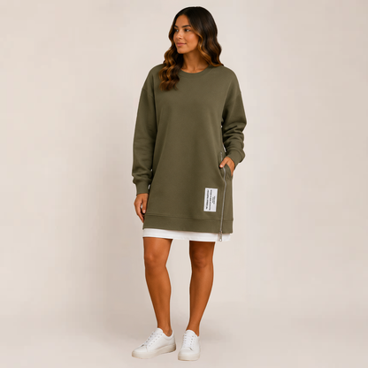 Mela Womens Dress | Oversized Relaxed Fit, Versatile Casual Style