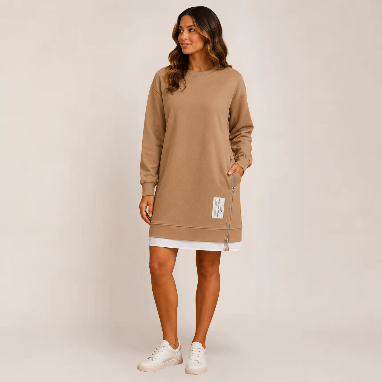Mela Womens Dress | Oversized Relaxed Fit, Versatile Casual Style