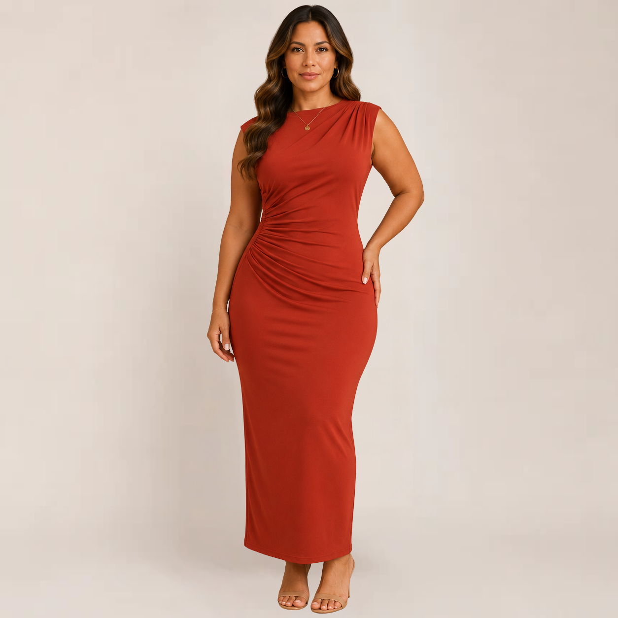 Melo Bodycon Dress | Elegant Black Cocktail Dress with Back Slit