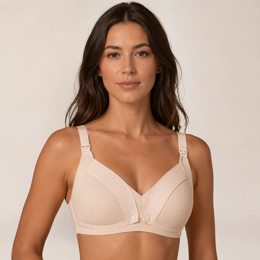 Mira Nursing Bra | Cotton, Wire-Free Breastfeeding Bra for New Mothers