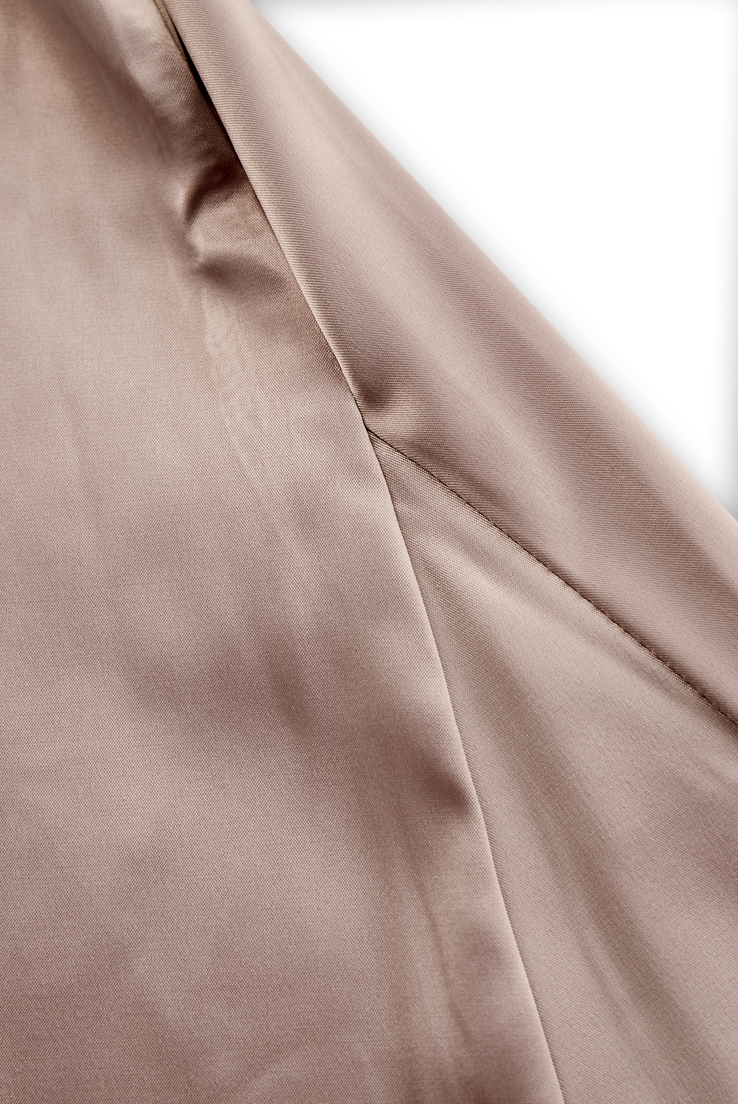 Mira Evening Gown | Champagne Satin, One-Shoulder Design 5