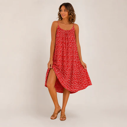Mira Floral Sundress | Flowy Summer Dress for Wedding Guests, Plus Size Available