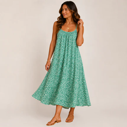 Mira Floral Sundress | Flowy Summer Dress for Wedding Guests, Plus Size Available