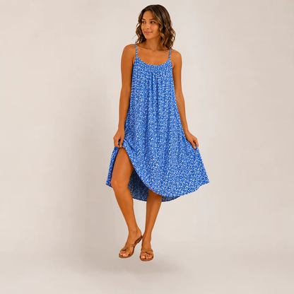 Mira Floral Sundress | Flowy Summer Dress for Wedding Guests, Plus Size Available