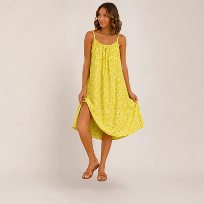 Mira Floral Sundress | Flowy Summer Dress for Wedding Guests, Plus Size Available