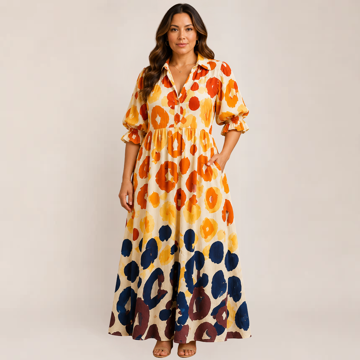 Mira Maxi Dress | Flowy Boho Summer Style, Available in Multicolor and White