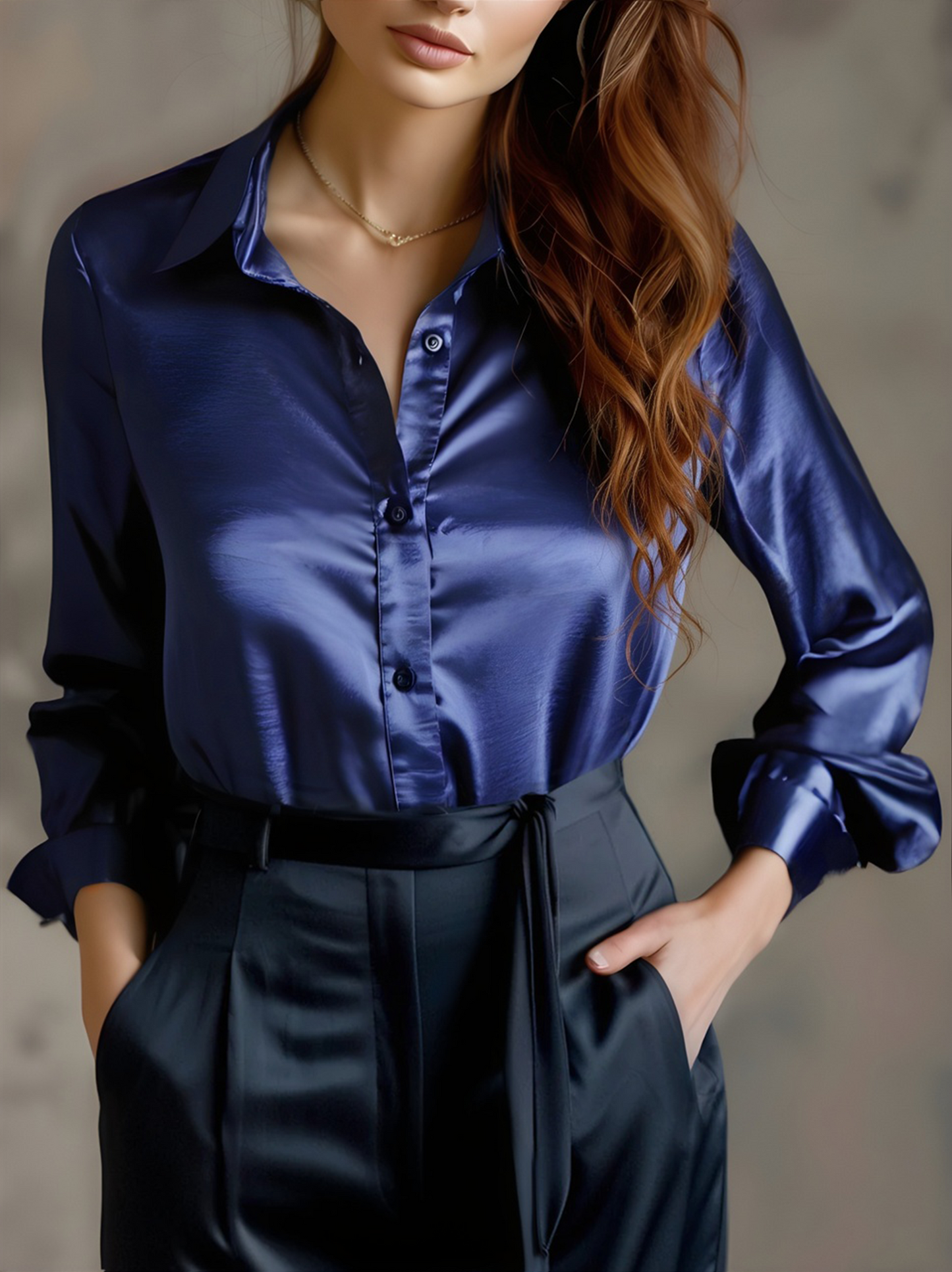 Misty Blouse | Premium Satin, Plus Size Available 1