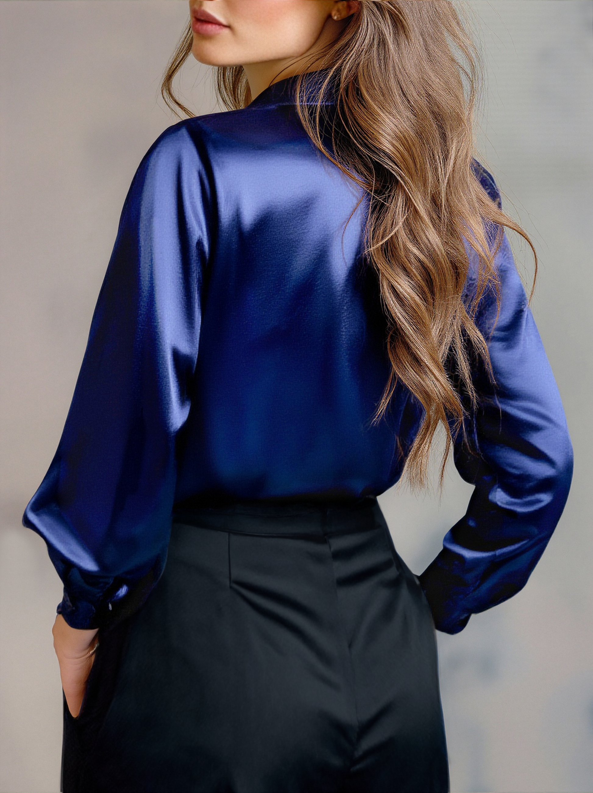 Misty Blouse | Premium Satin, Plus Size Available 2
