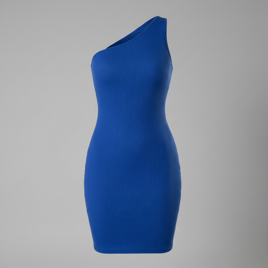 One Shoulder Shapewear Mini Dress | Women's Cocktail Dress