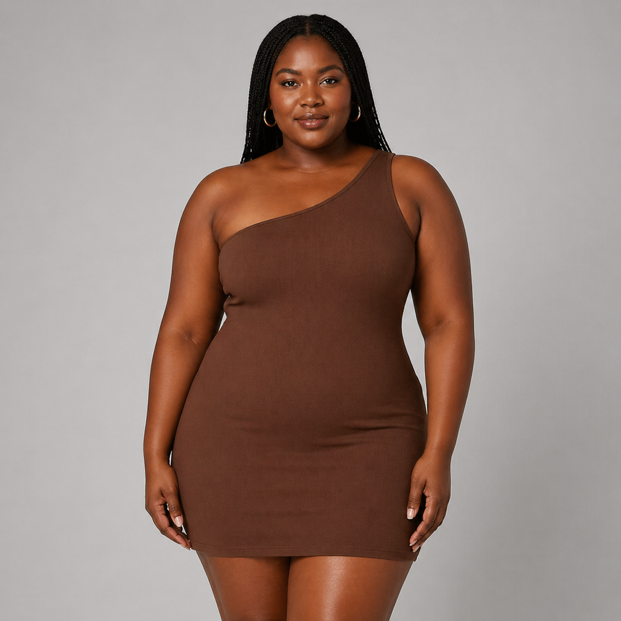 One Shoulder Shapewear Mini Dress | Women's Cocktail Dress