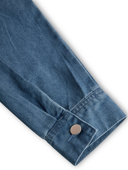 Oryza Denim Jumpsuit | Hooded, Vintage Design 2