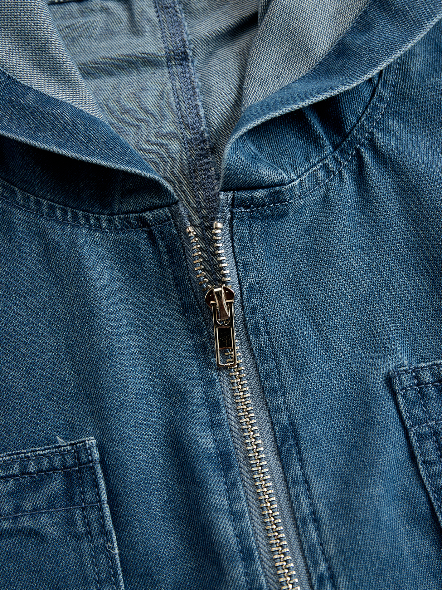 Oryza Denim Jumpsuit | Hooded, Vintage Design 3