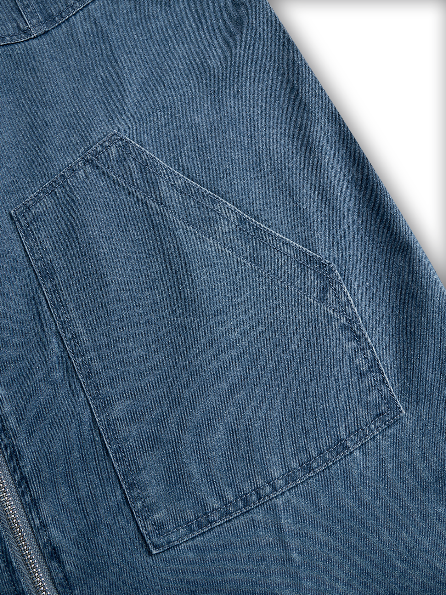 Oryza Denim Jumpsuit | Hooded, Vintage Design 5