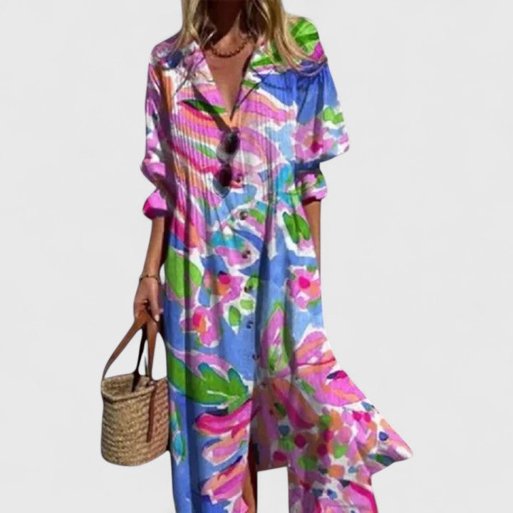 Pavla Boho Dress | Vibrant Colors, Comfortable Fit 3