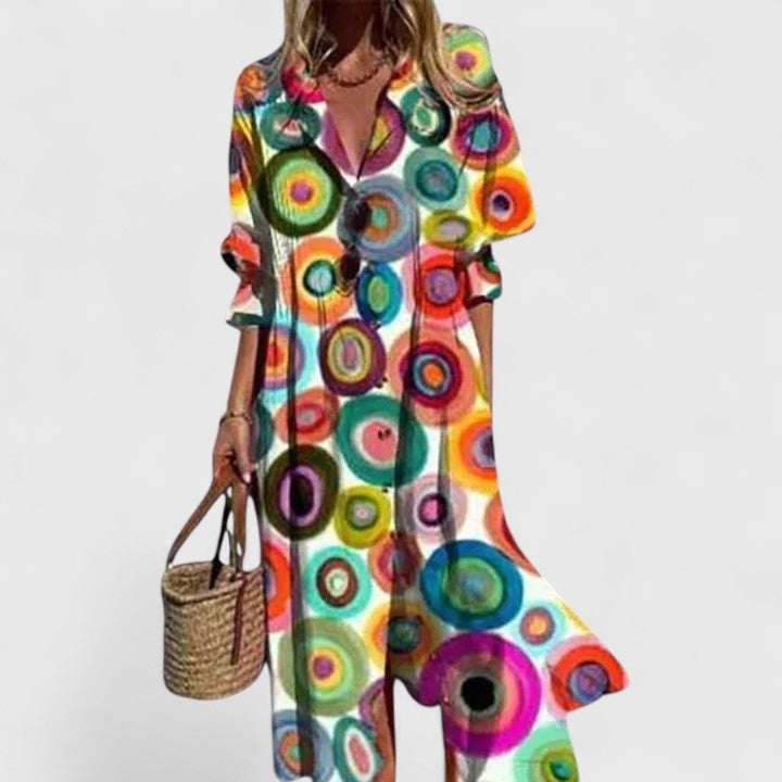 Pavla Boho Dress | Vibrant Colors, Comfortable Fit 6