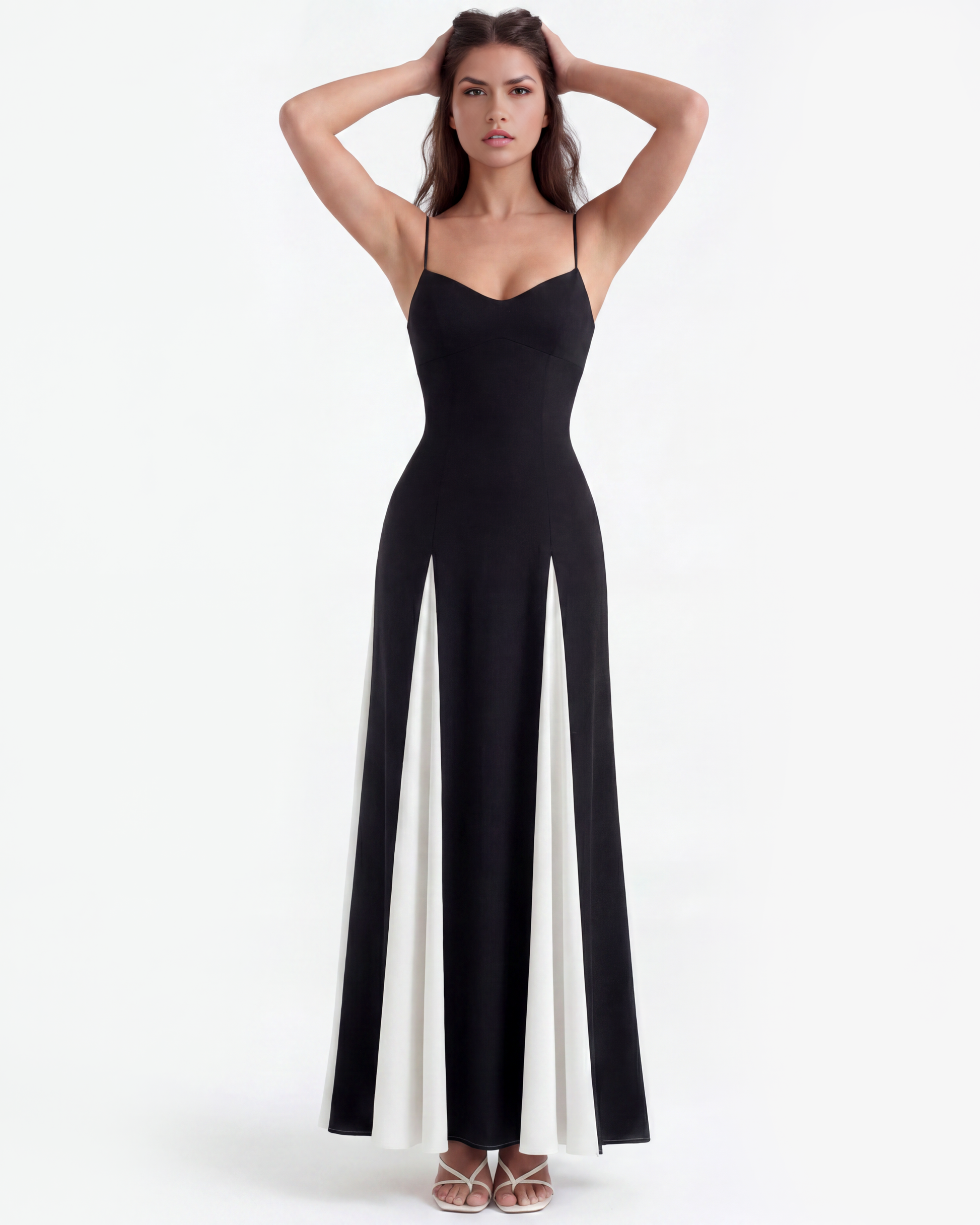 Polo Fino Women's Dress | A-Line White Summer Dress, Comfortable Fit 1