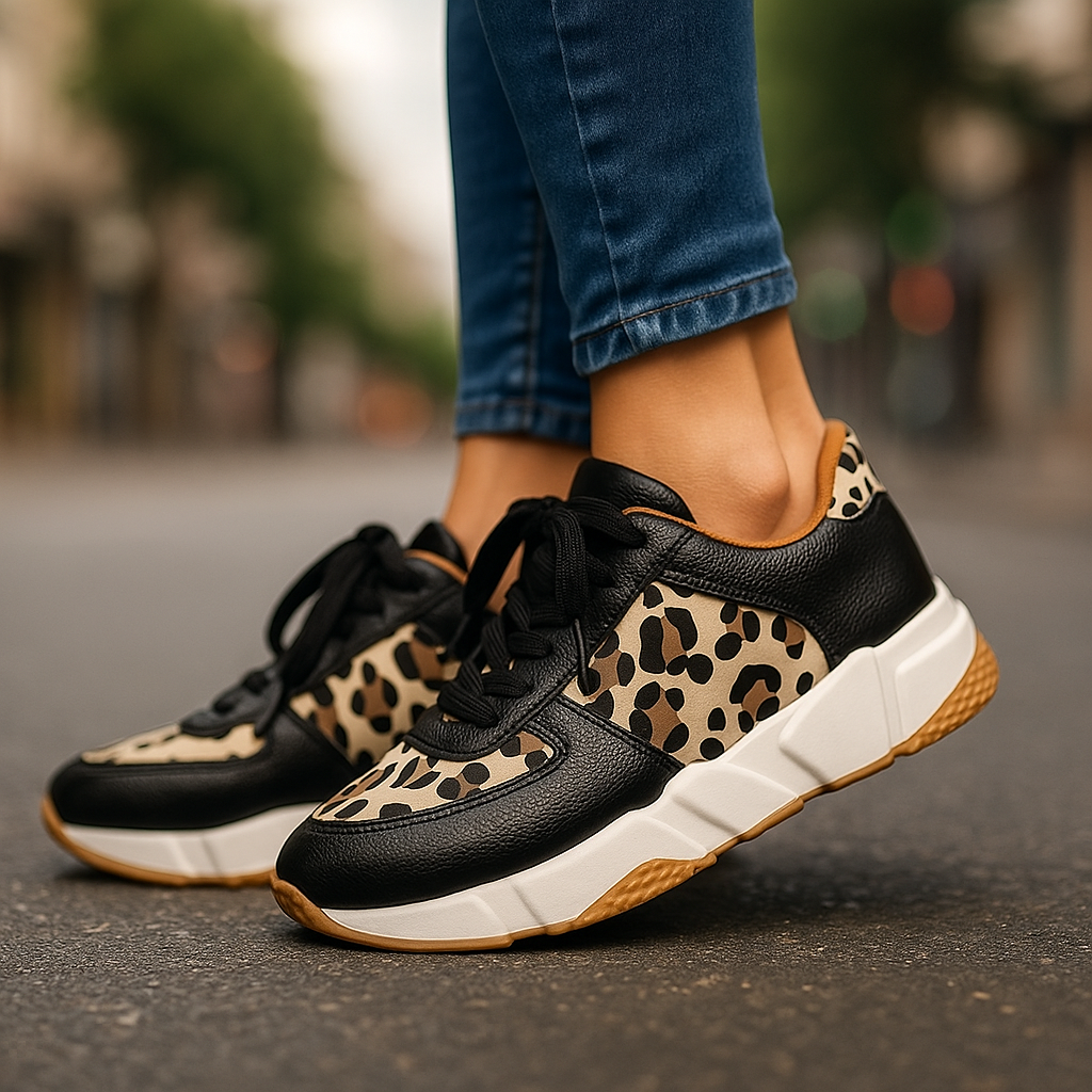Ravena Runners | Premium Knit, Leopard Print 2