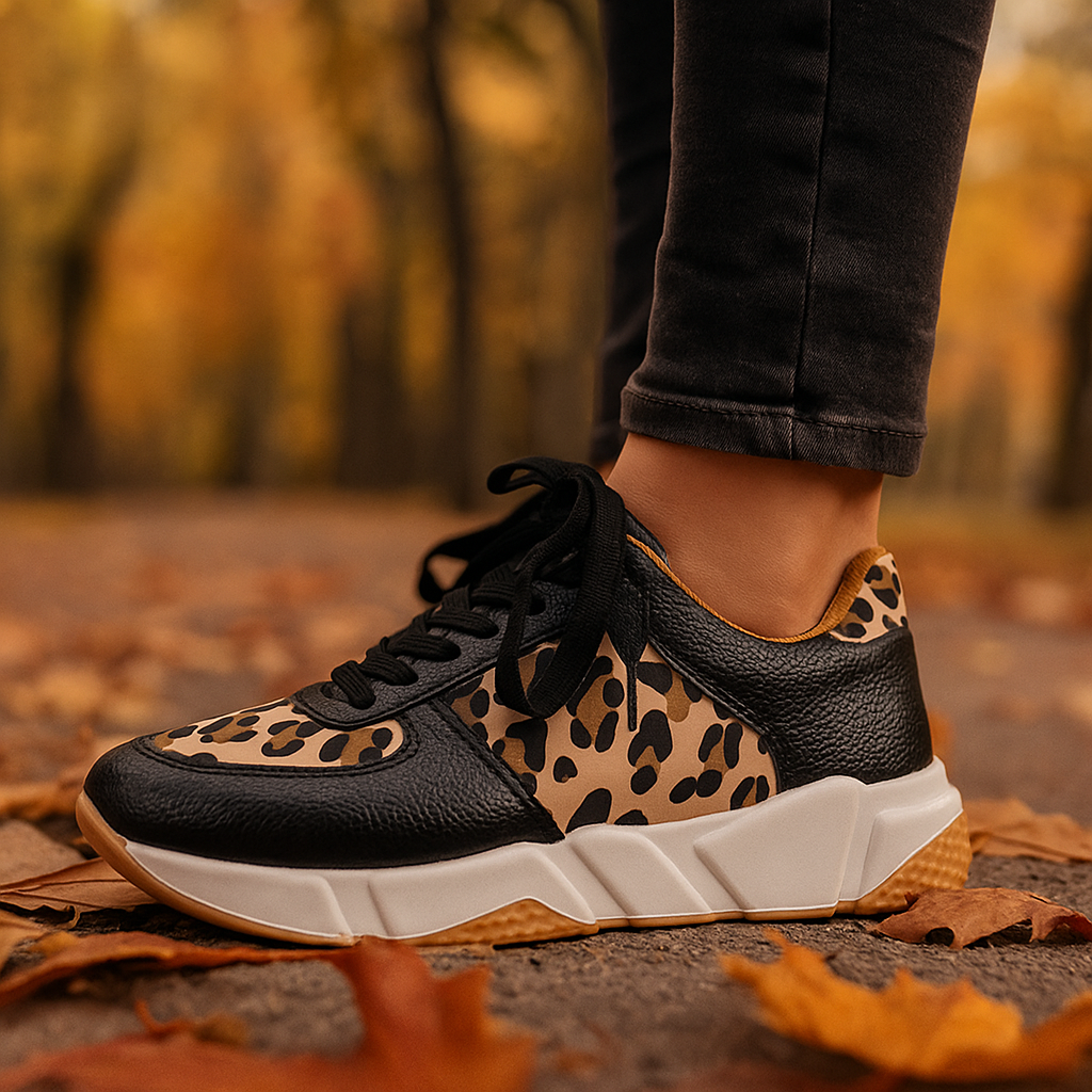 Ravena Runners | Premium Knit, Leopard Print 3