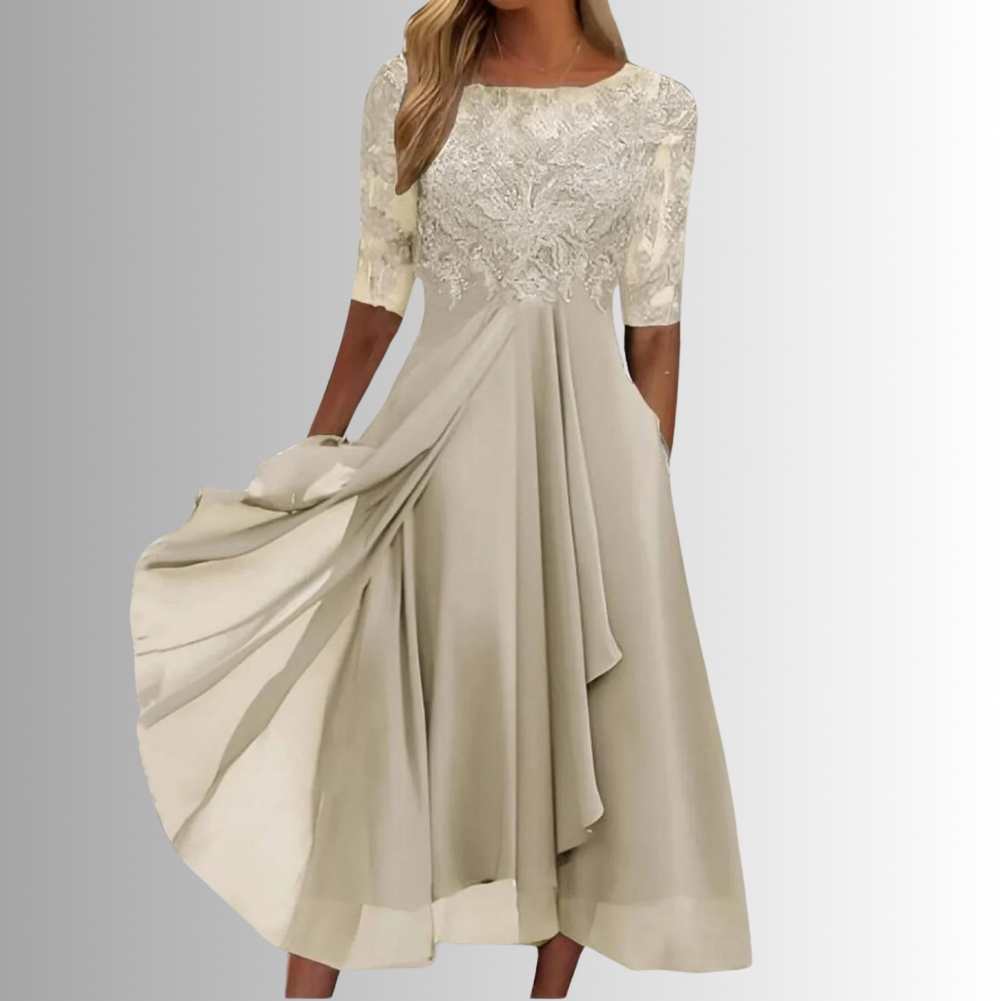 Rhea Lace Dress | Timeless Elegance, Comfortable Fit 2