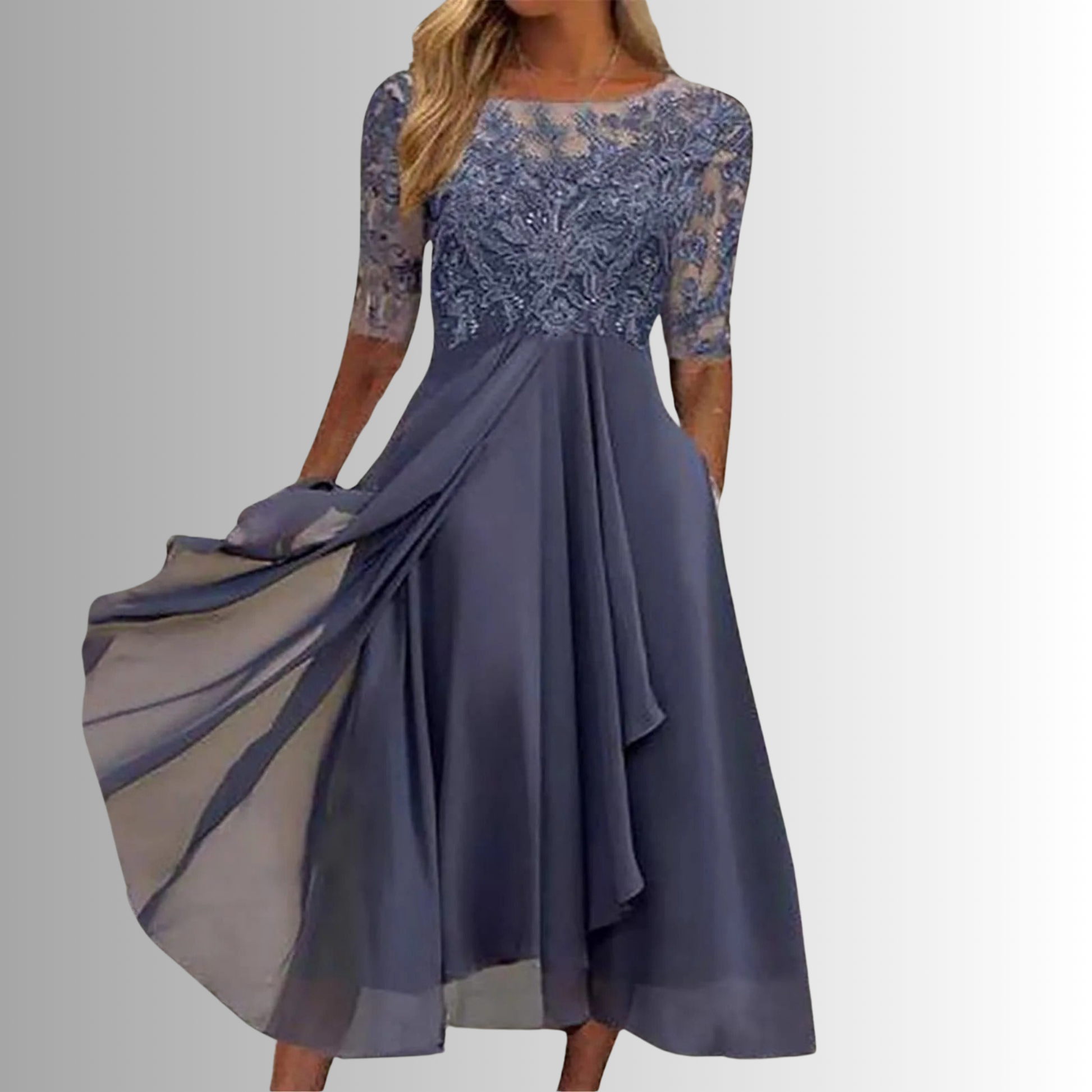 Rhea Lace Dress | Timeless Elegance, Comfortable Fit 4