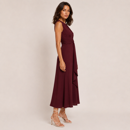 Rhea Maxi Dress | Sleeveless A-Line Long Dress for Women