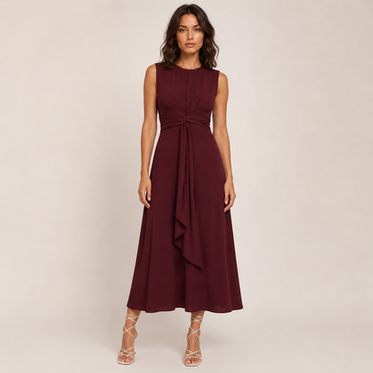 Rhea Maxi Dress | Sleeveless A-Line Long Dress for Women