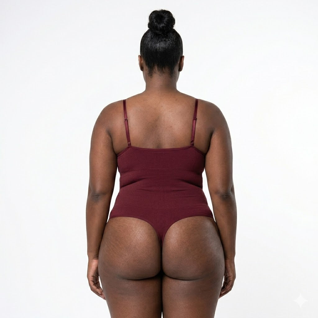Sleek Black Bodysuit | Shapewear with 360° Hourglass Sculpting, No Visible Lines