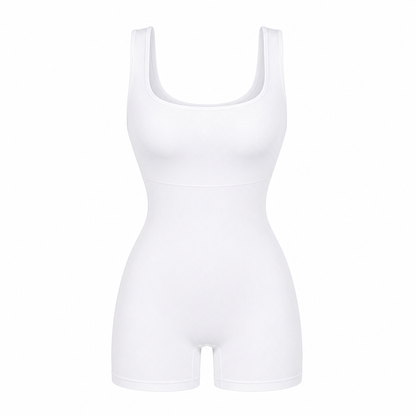 Sleek Shapewear Jumpsuit | Elegant Black, All-Day Comfort for Women