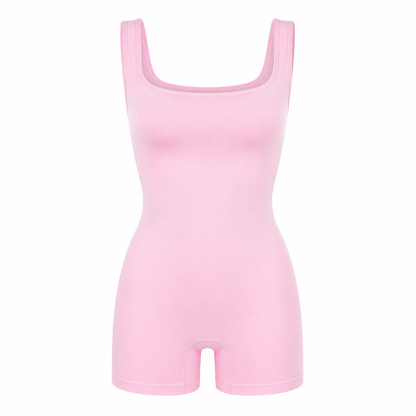 Sleek Shapewear Jumpsuit | Elegant Black, All-Day Comfort for Women