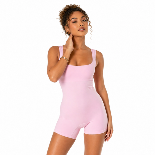 Sleek Shapewear Jumpsuit | Elegant Black, All-Day Comfort for Women
