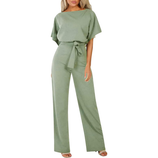 Sofia Black Jumpsuit | Elegant Wide-Leg Design, Soft and Breathable Fabric 0