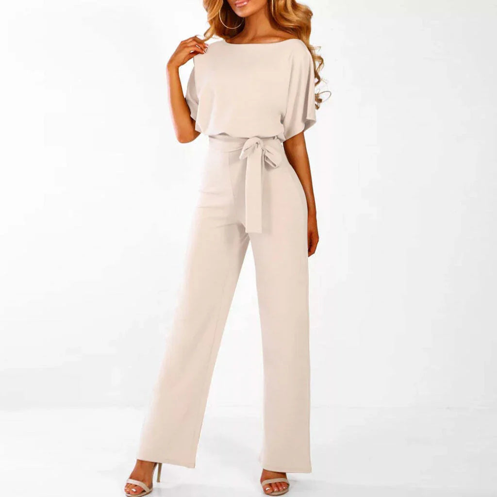 Sofia Black Jumpsuit | Elegant Wide-Leg Design, Soft and Breathable Fabric 12