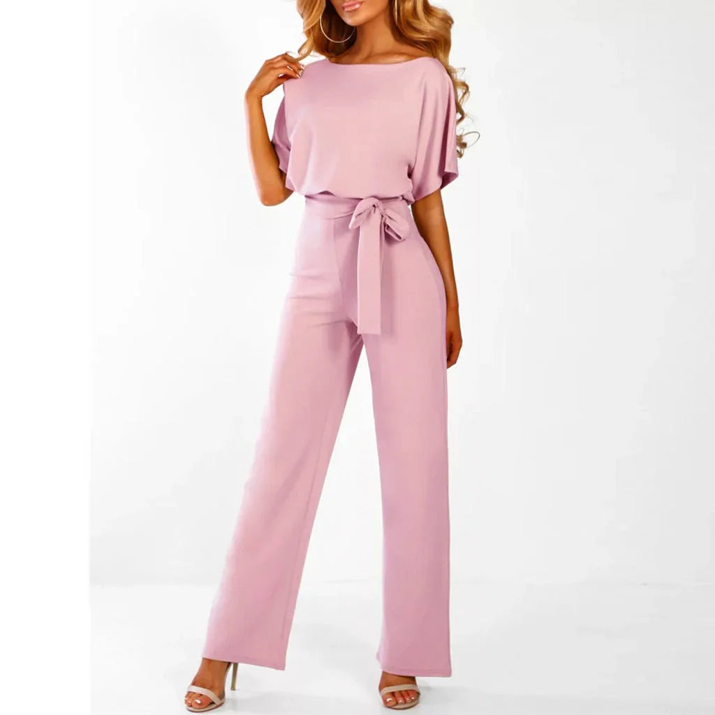 Sofia Black Jumpsuit | Elegant Wide-Leg Design, Soft and Breathable Fabric 5
