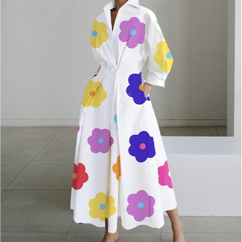 Sofia Maxi Dress | Elegant Front Wrap, Collared Design 12