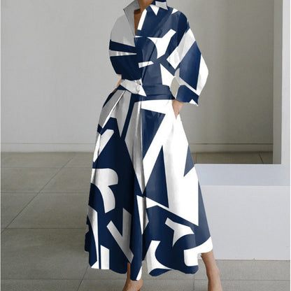Sofia Maxi Dress | Elegant Front Wrap, Collared Design 13