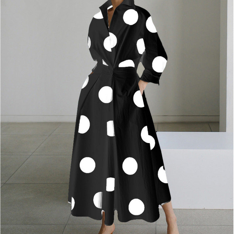 Sofia Maxi Dress | Elegant Front Wrap, Collared Design 4