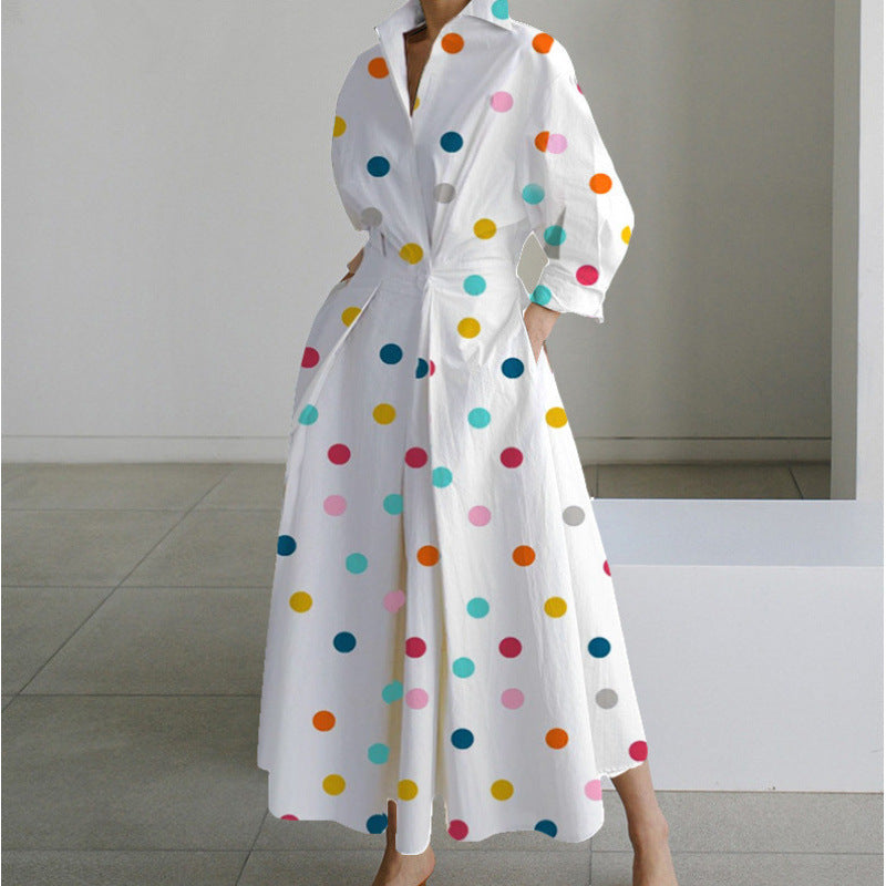 Sofia Maxi Dress | Elegant Front Wrap, Collared Design 6